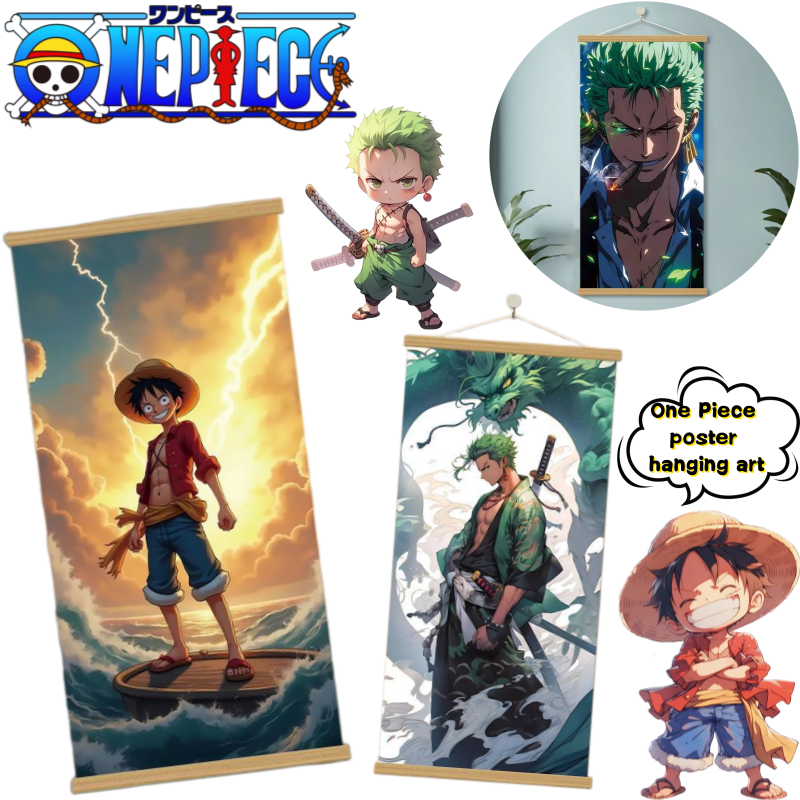Home Decor Painting - New One Piece Luffy Roronoa Zoro