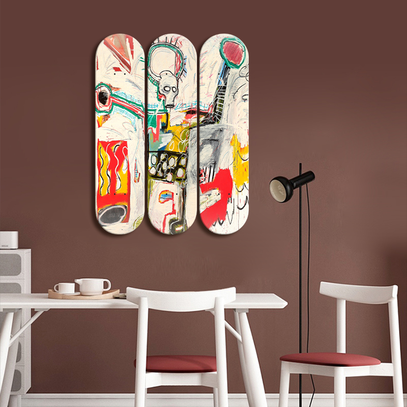 Home Decor Exhibition - Skate Deck Wall Art Carton Graffiti