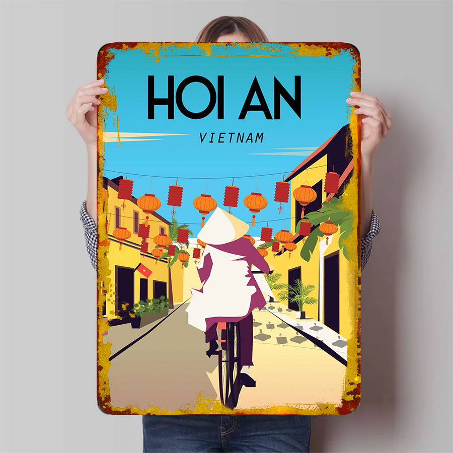 Home Decor Vietnam - Hoi An Vietnam Vintage Metal Wall