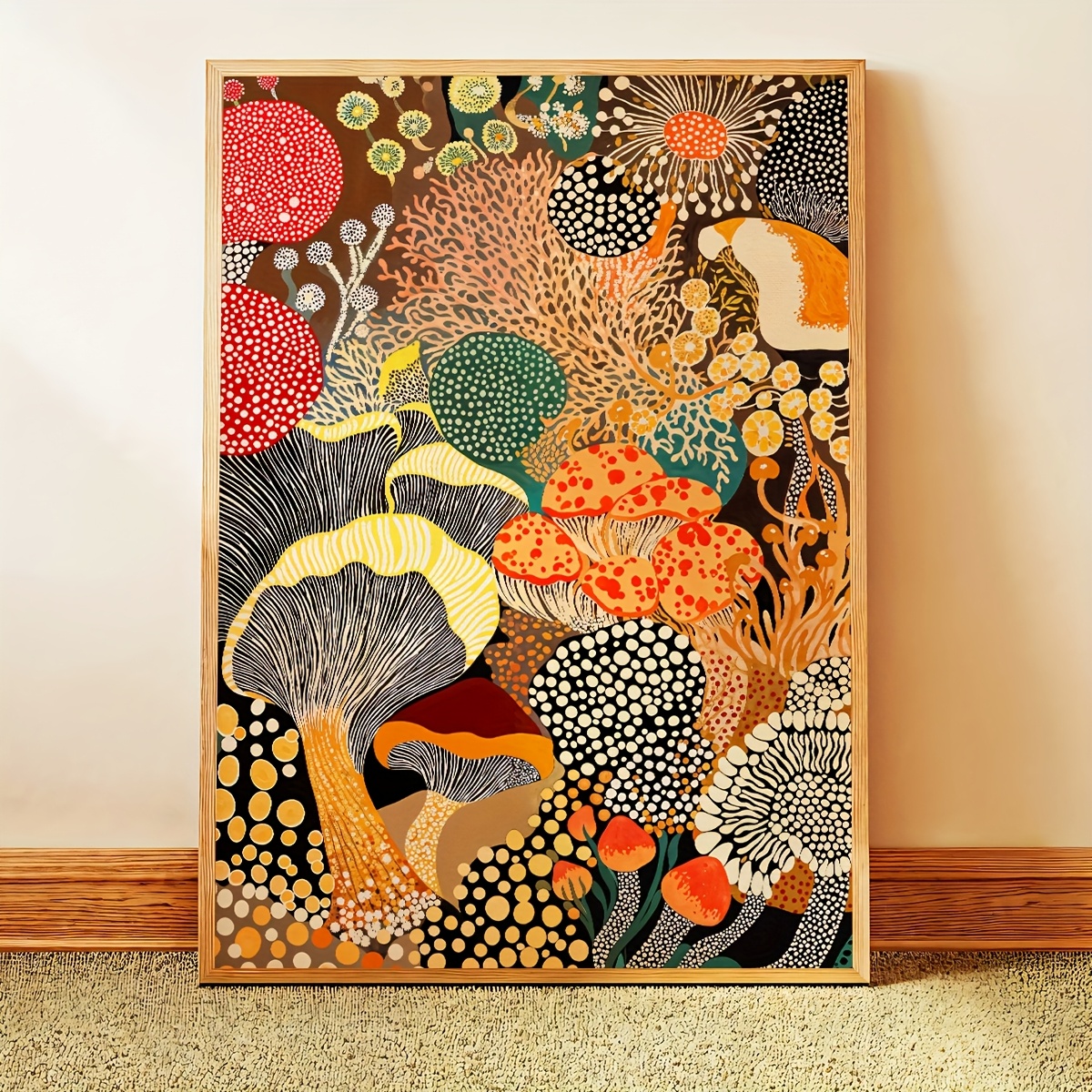 Home Decor Exhibition - Yayoi Kusama Infinite World Colorful Jellyfish