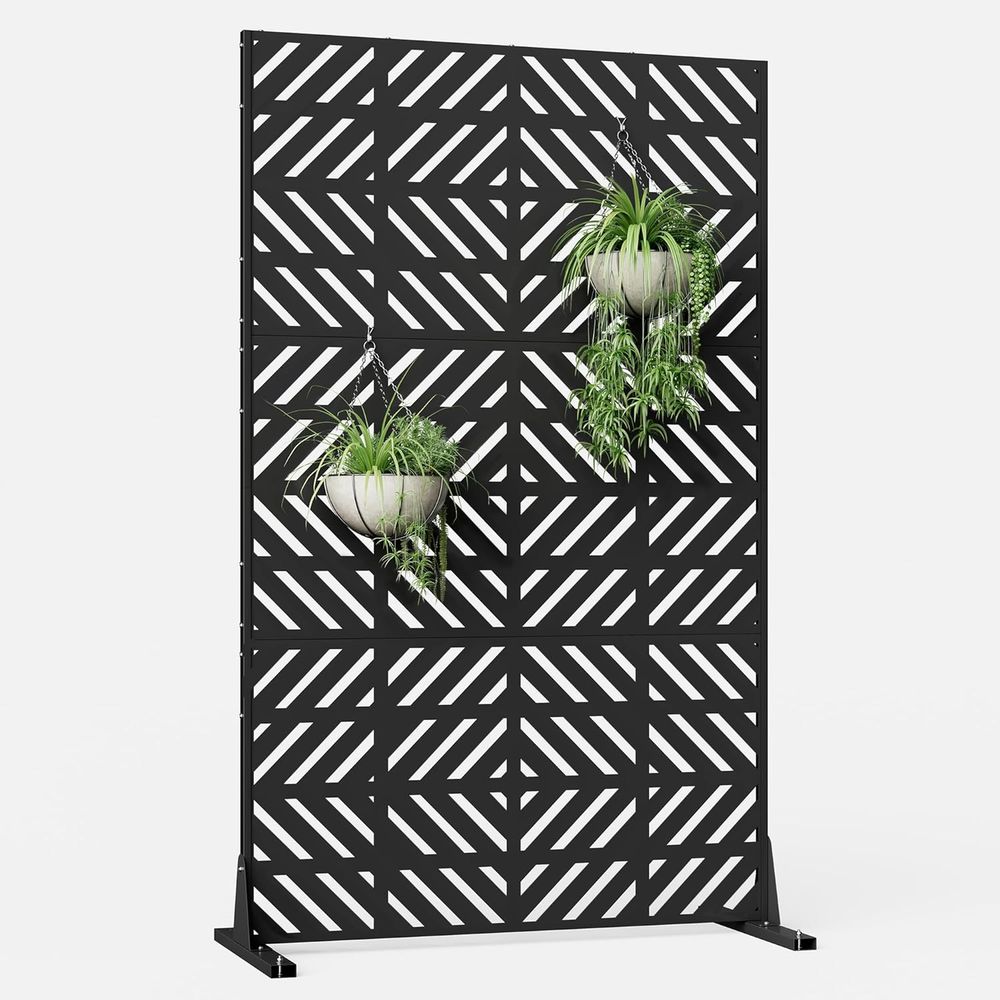 Room Divider Screen - 6ft Tall Outdoor Decorative Privacy Screens,
