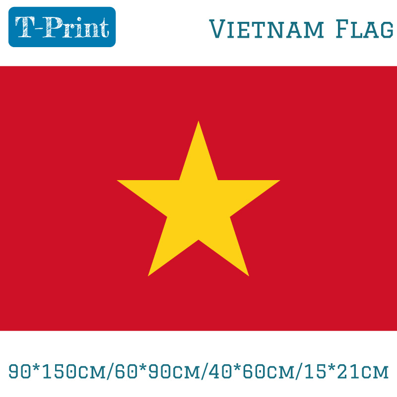 Home Decor Vietnam - 90*150cm/60*90cm/40*60cm/15*21cm Vietnam Flag Vietnamese Polyester 3x5ft