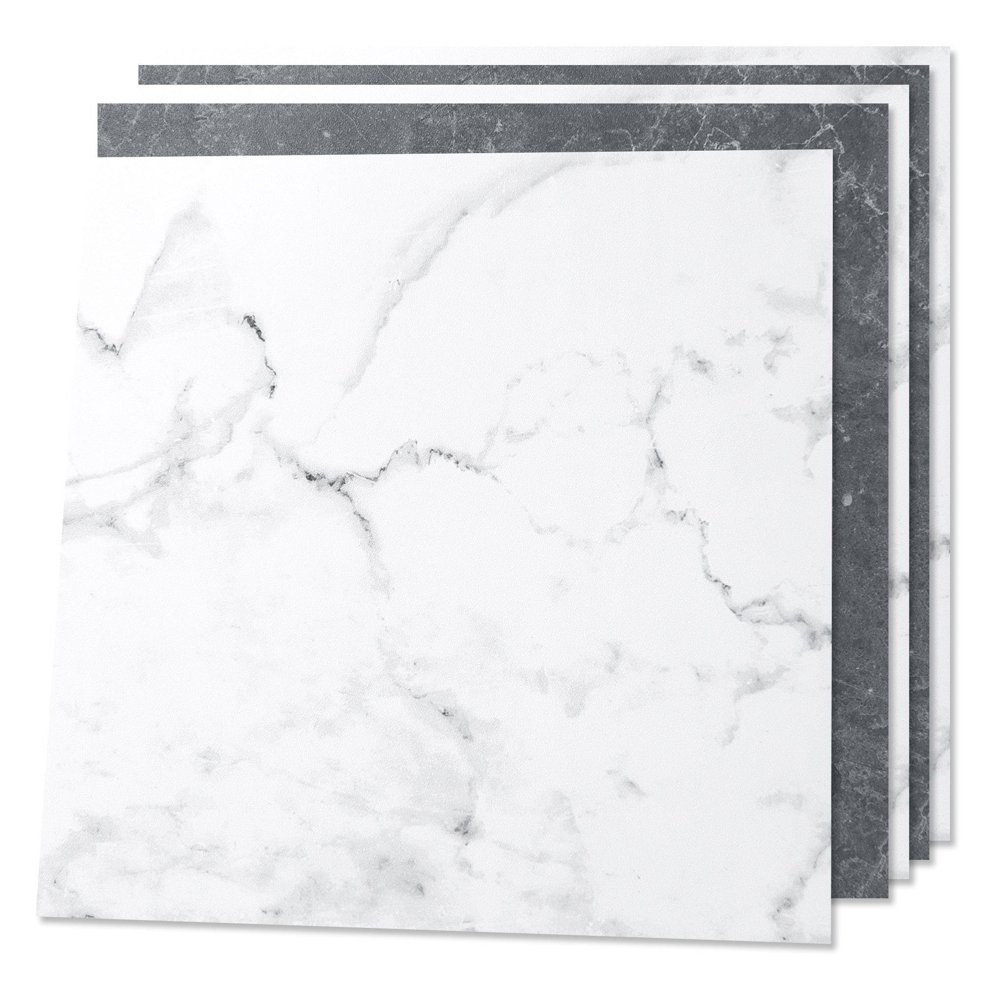 Home Decor Vinyl Flooring - 30-tiles Vinyl Flooring Marble Design for