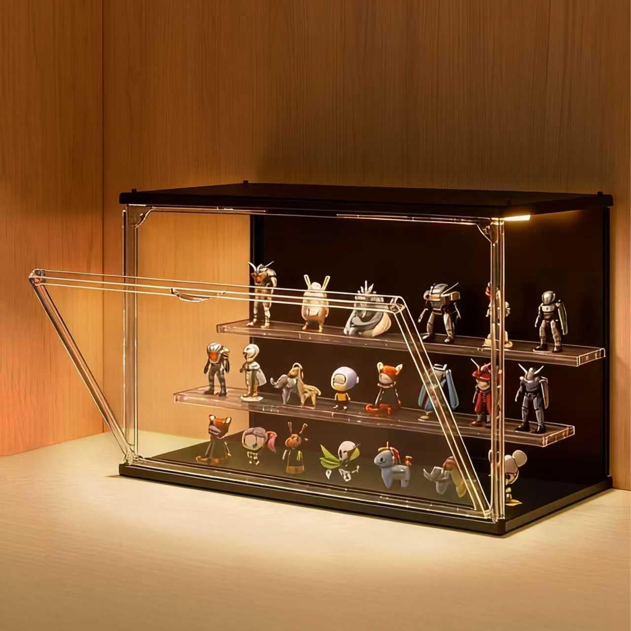 H&M Home Decor - 3-Tier Stackable LED Display Case for