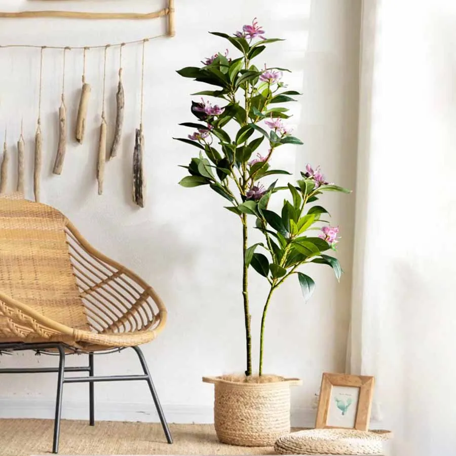 Home Decor Exhibition - 80/120cm Tropical Artificial Ficus Large Banyan