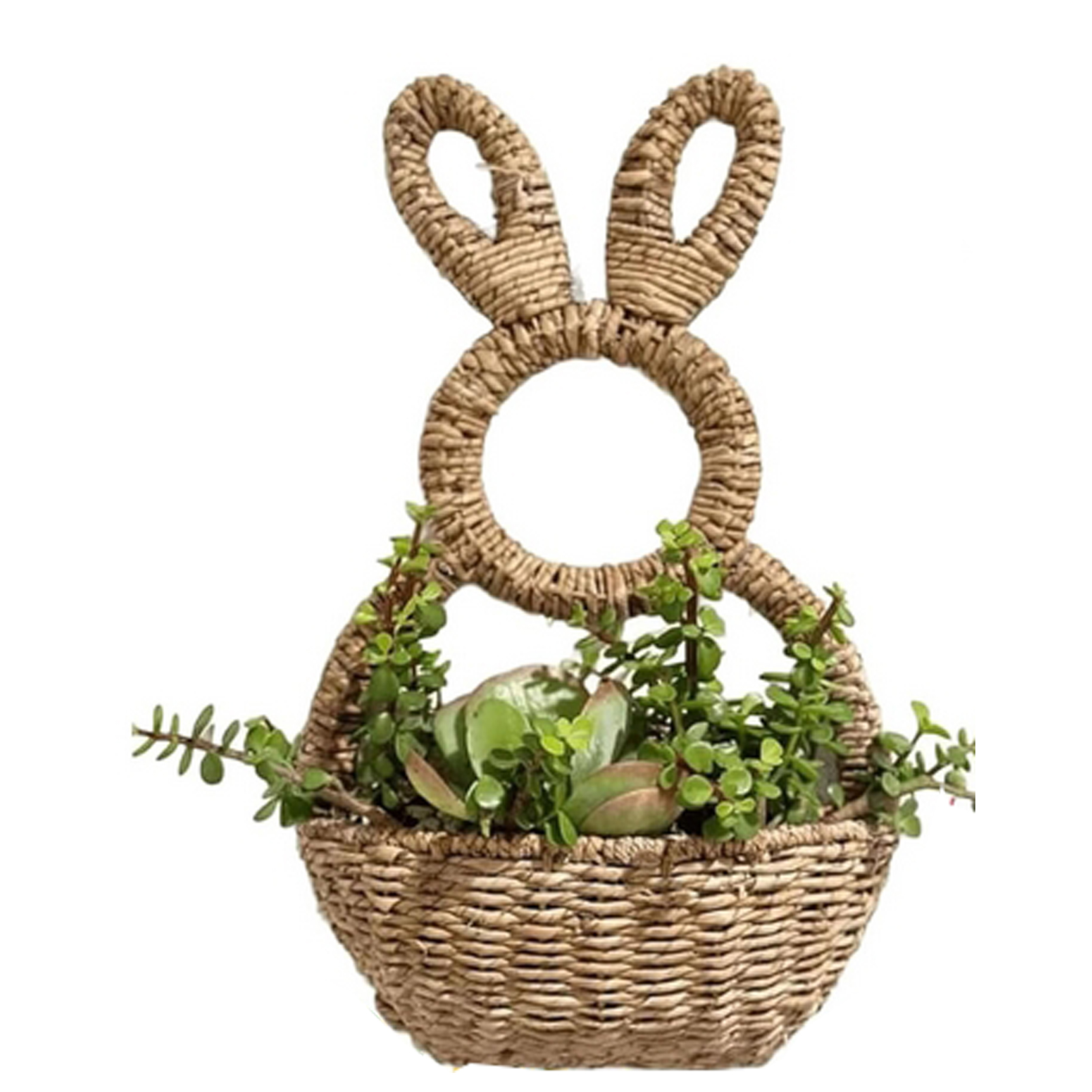 Hand Woven Willow Easter Rabbi - Woven Wall Basket ulasan dan harga