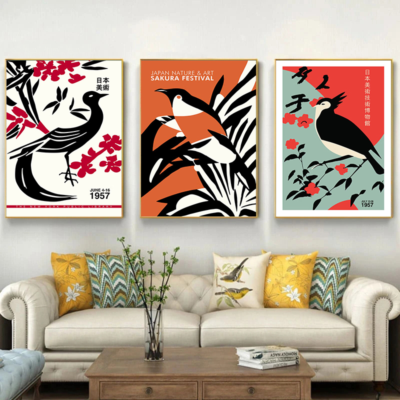 Vintage Culture of Japan Poste - Home Decor Exhibition ulasan dan harga