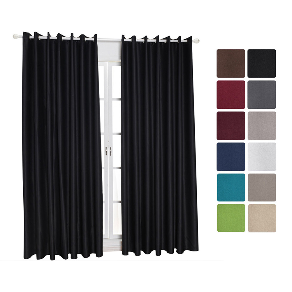 2Pcs Blackout Curtain for Home - Home Decor Curtain ulasan dan harga