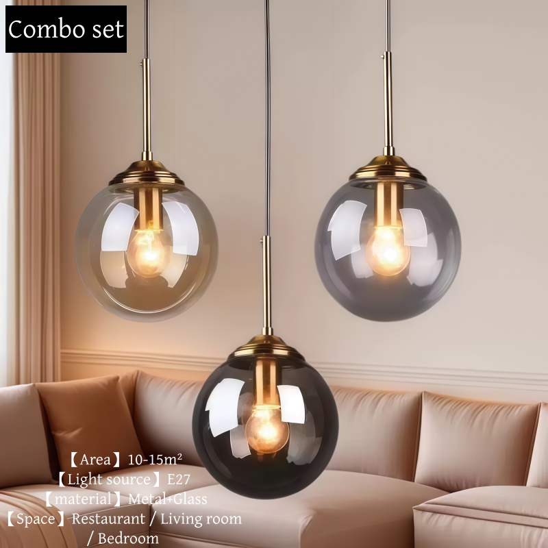 Modern Luxury Metal Chandelier - Hanging Moon Lamp ulasan dan harga