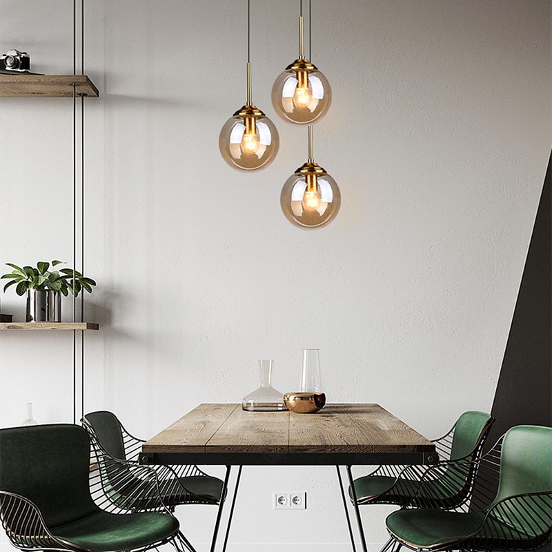 Modern Luxury Metal Chandelier - Hanging Moon Lamp ulasan dan harga
