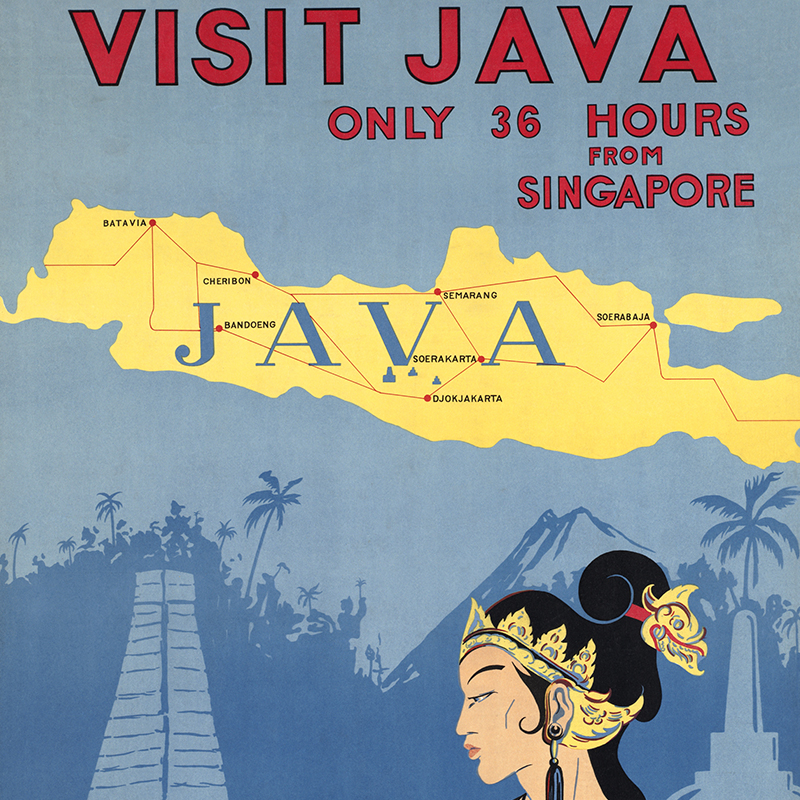 Bali Java Vintage Travel Poste - Home Decor Bali ulasan dan harga