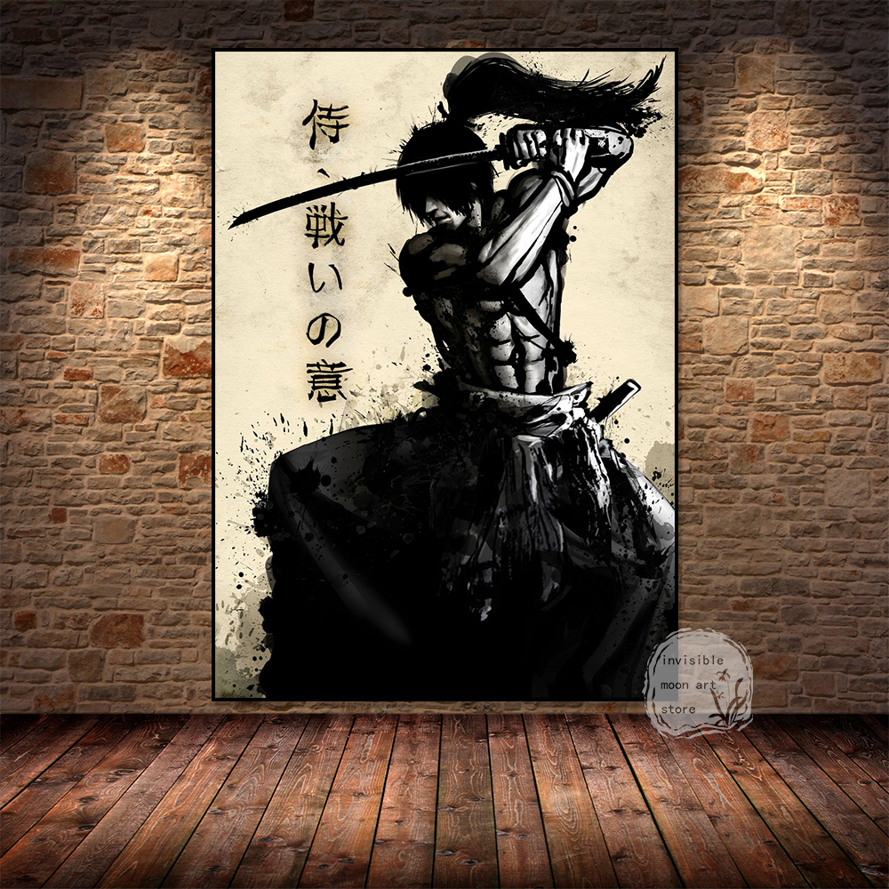 Retro Japanese Warrior Bushido - Home Decor Vietnam ulasan dan harga