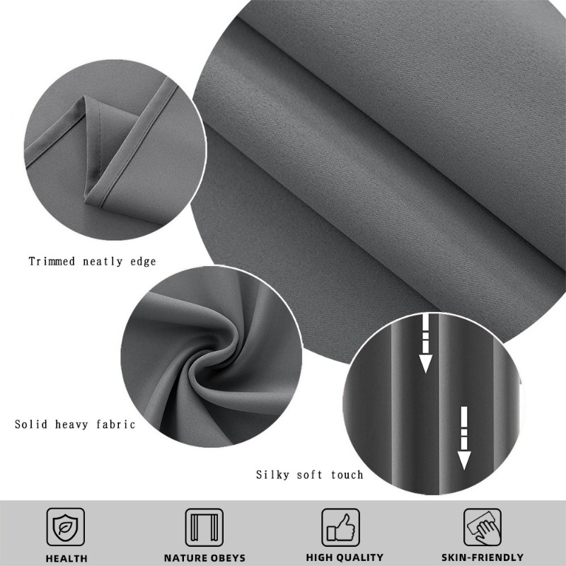 One Pane Light-Blocking Solid  - Home Decor Curtain ulasan dan harga