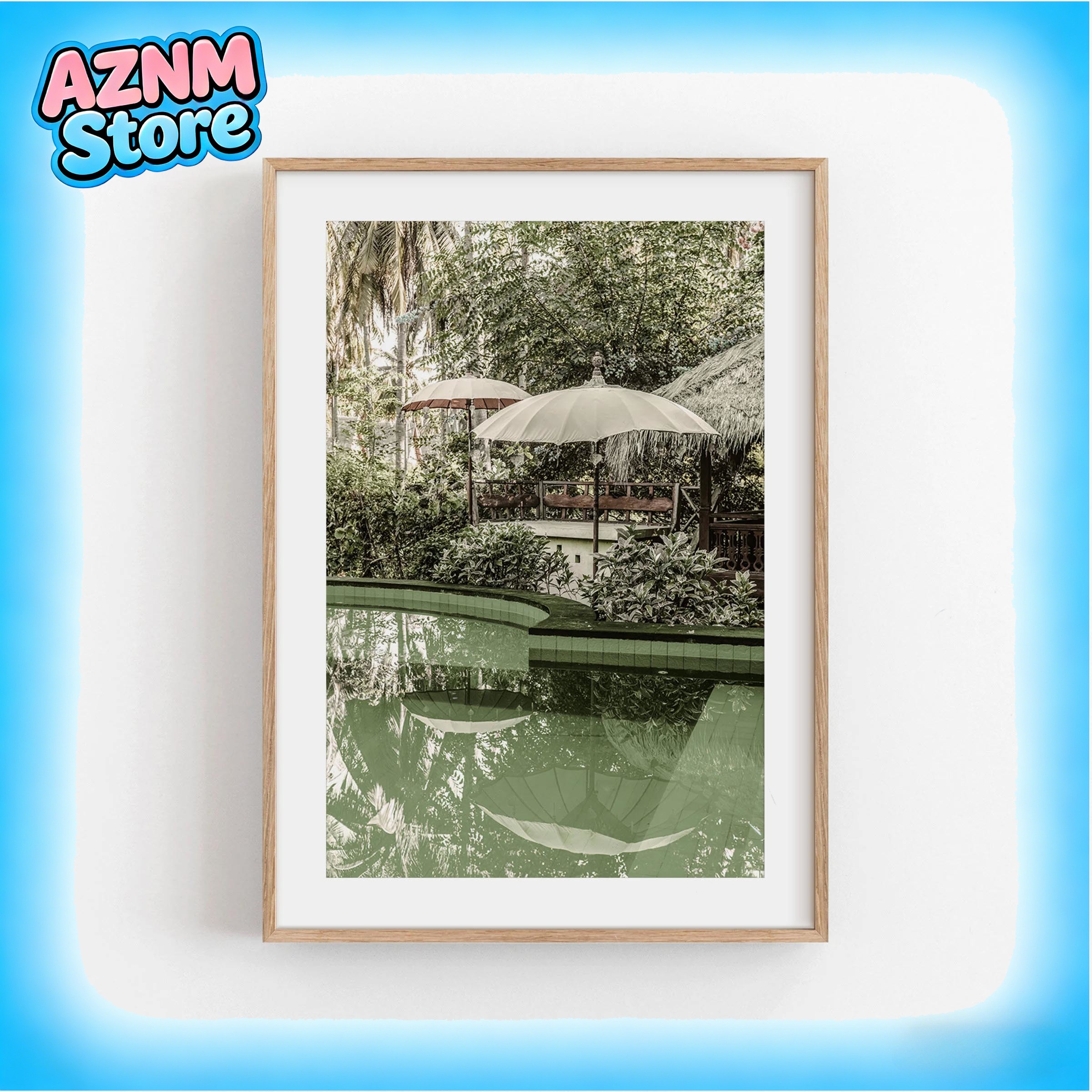2026 1pc Home Office Cafe Wall - Home Decor Bali ulasan dan harga