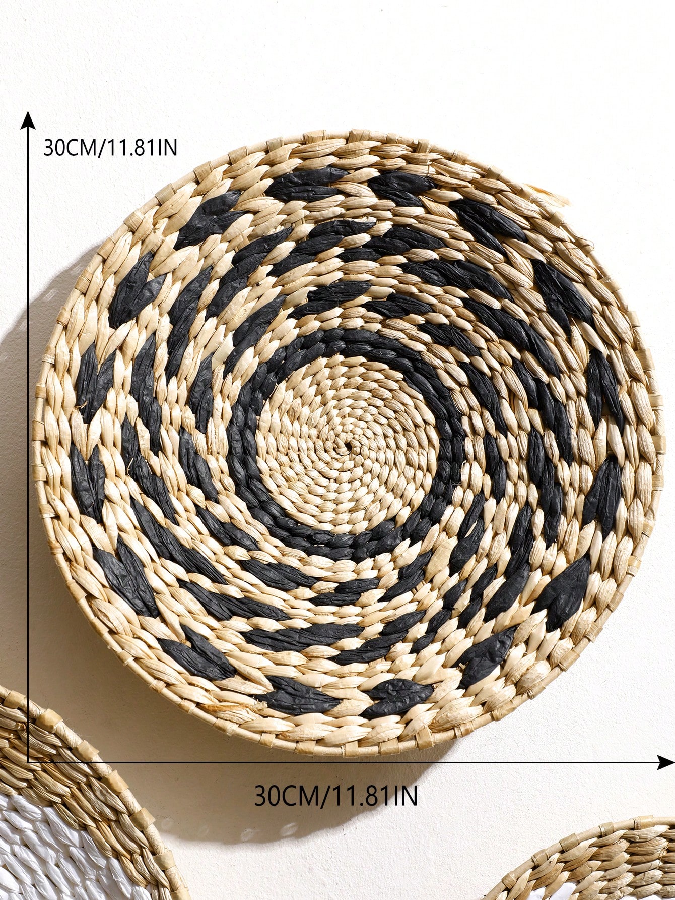 1/6 Pcs Boho Hand Woven Wall B - Woven Wall Basket ulasan dan harga