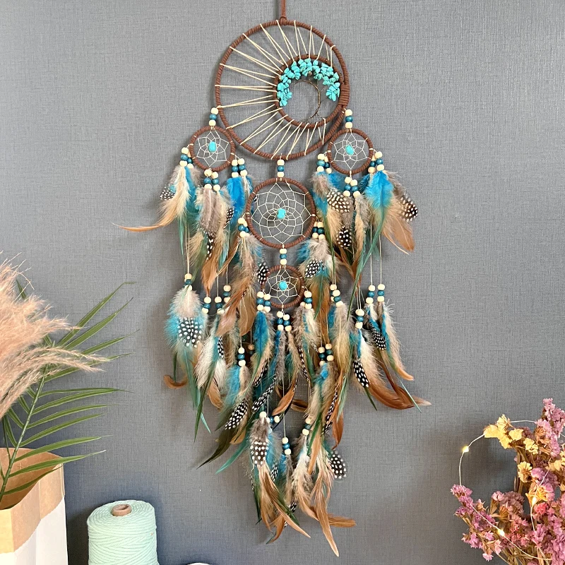 Dream Catcher Vintage Wind Chi - Boho Wind Chimes ulasan dan harga