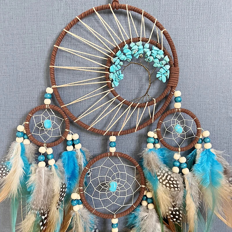 Dream Catcher Vintage Wind Chi - Boho Wind Chimes ulasan dan harga