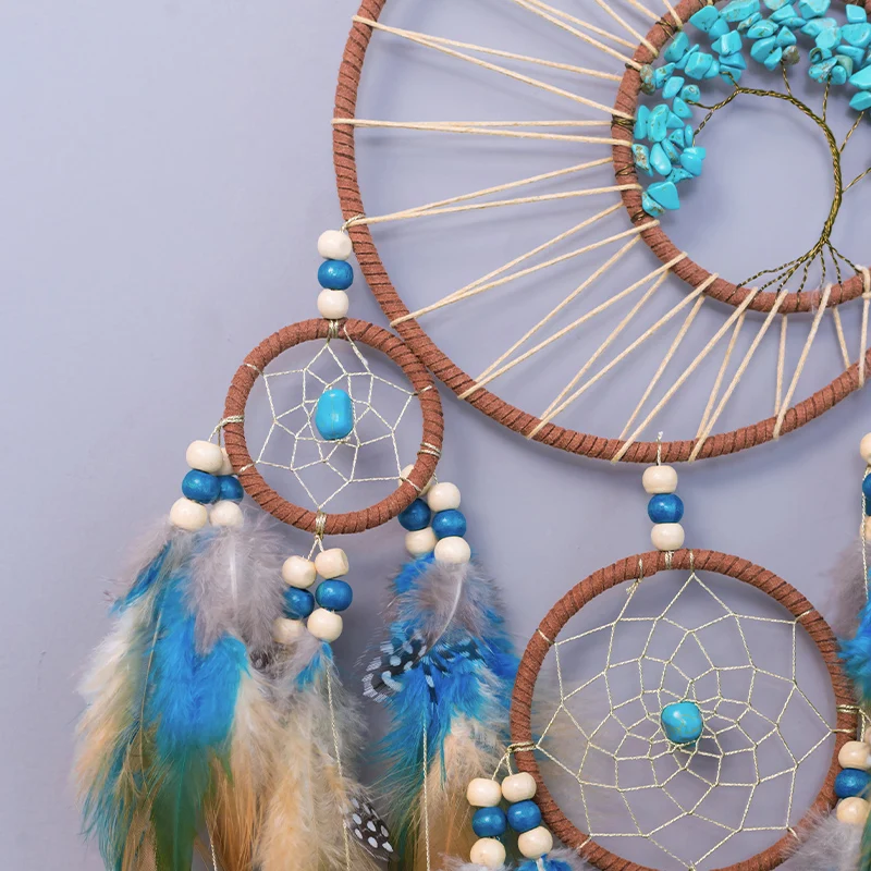 Dream Catcher Vintage Wind Chi - Boho Wind Chimes ulasan dan harga