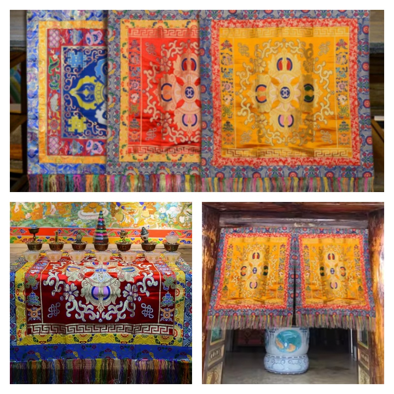 Handmade Embroidery Tablecloth - Home Decor Curtain ulasan dan harga
