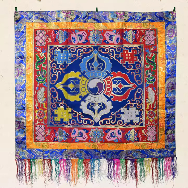 Handmade Embroidery Tablecloth - Home Decor Curtain ulasan dan harga