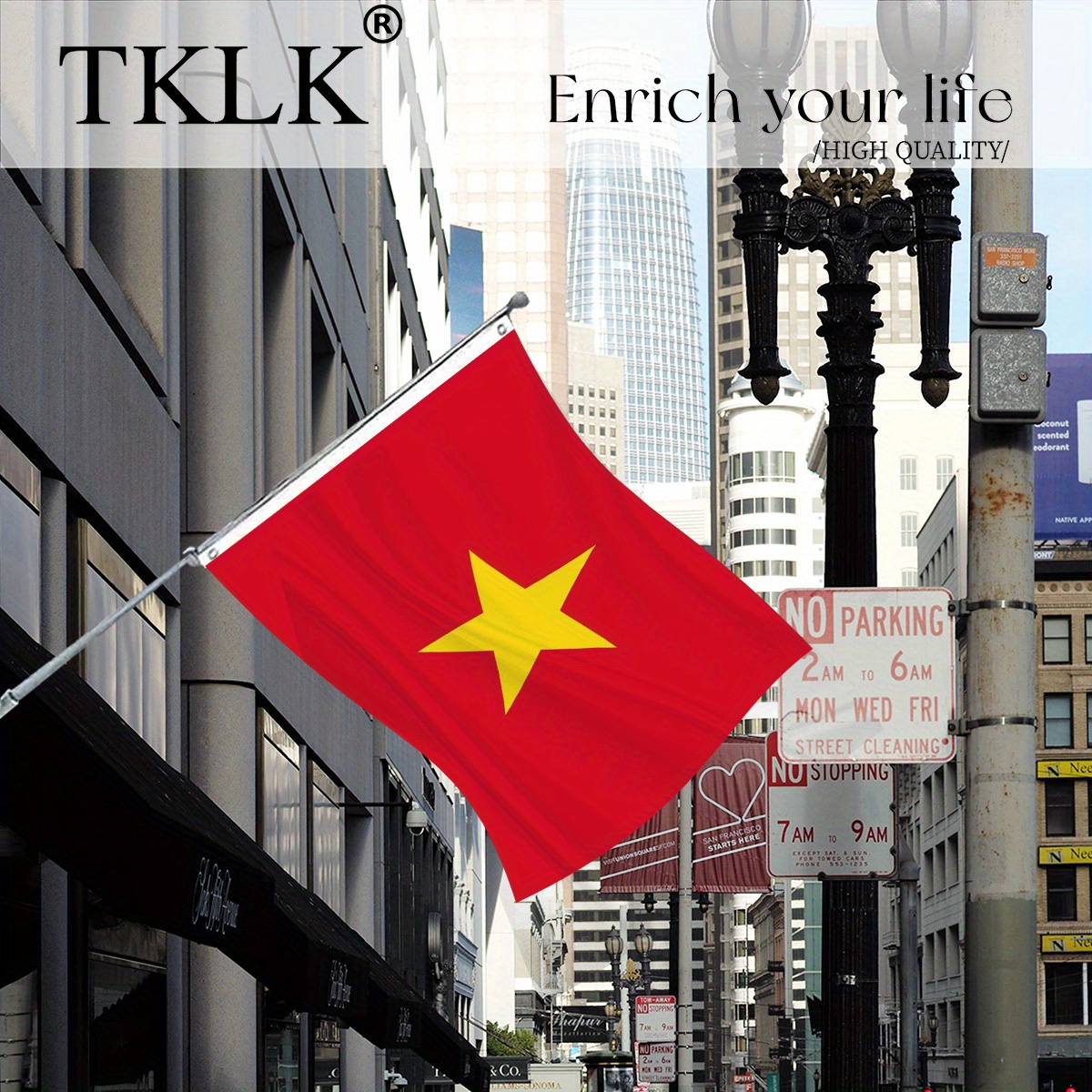 1pc Vietnam Flag - 35.43x59.06 - Home Decor Vietnam ulasan dan harga