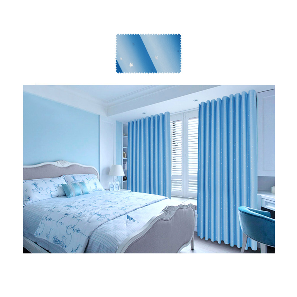 100x250cm Sky Blue Blackout Wi - Home Decor Curtain ulasan dan harga
