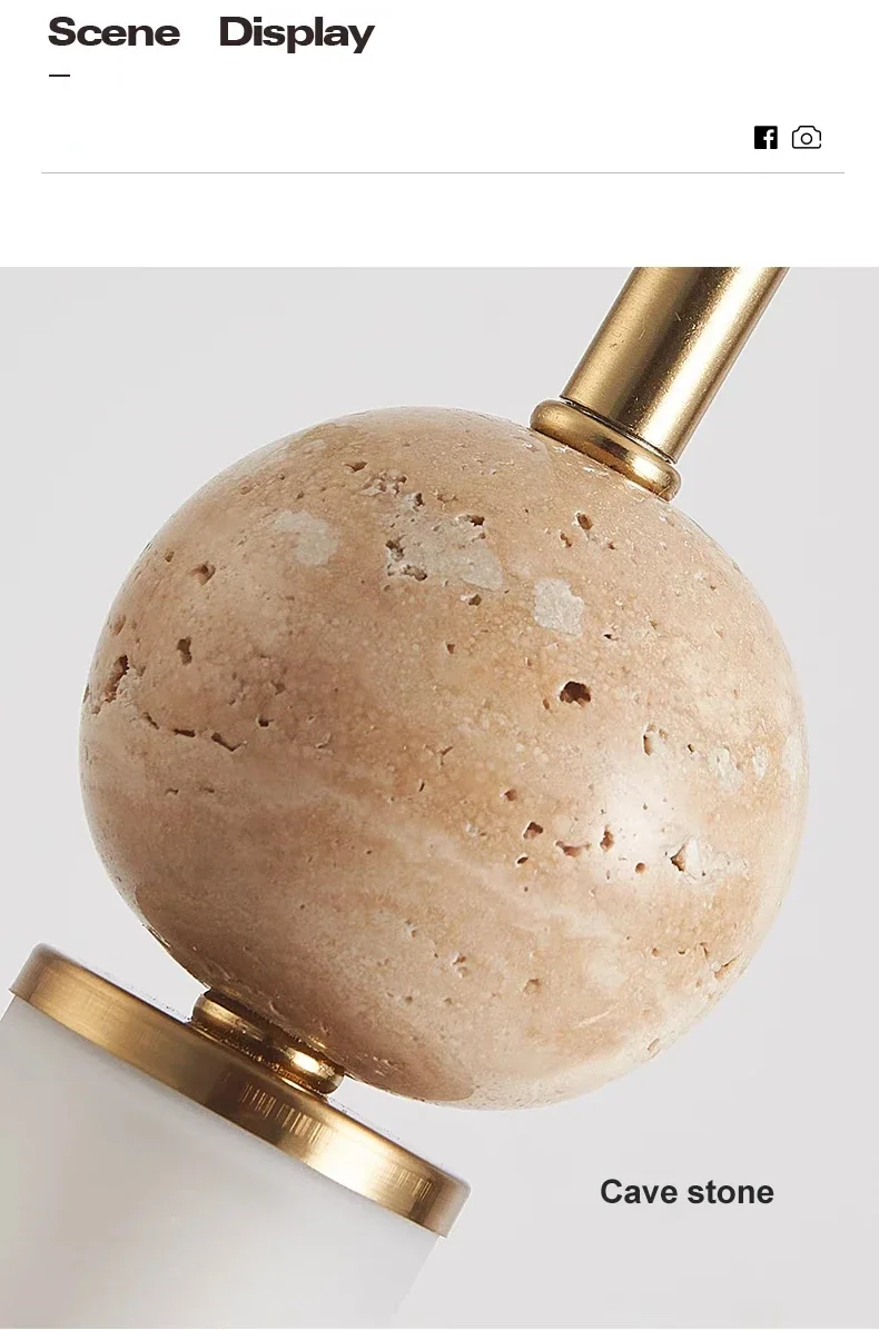 Cave Stone Wabi-Sabi Bedroom B - Hanging Moon Lamp ulasan dan harga