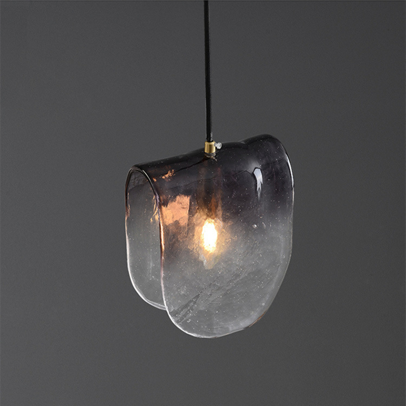 Modern Gradient Glass Hanging  - Hanging Moon Lamp ulasan dan harga