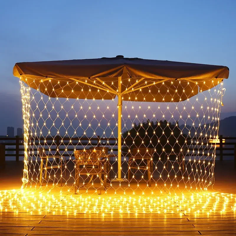 2026 New Year Decoration Outdo - String Curtain Light ulasan dan harga