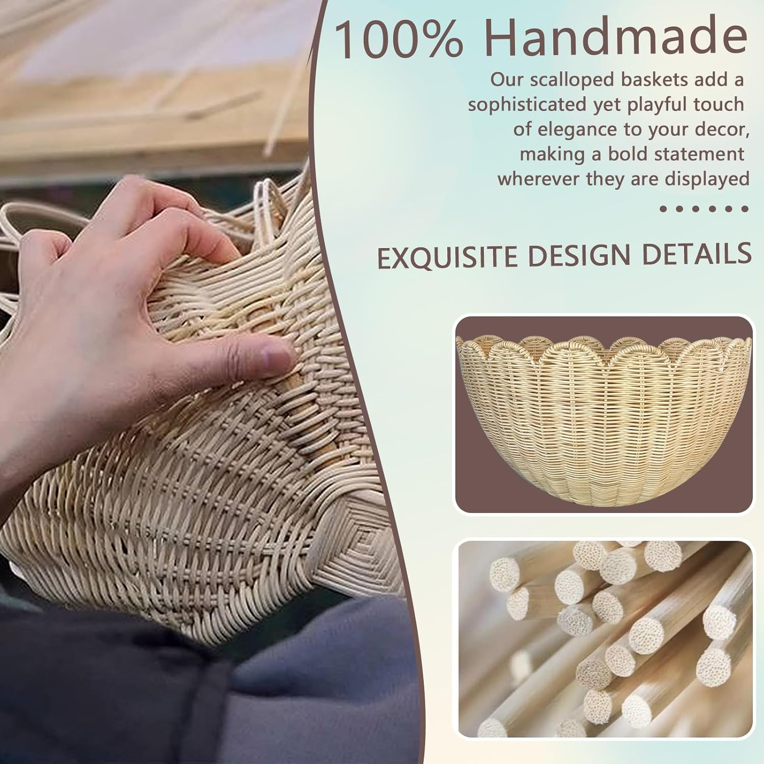 Hand Woven Wall Baskets Set of - Woven Wall Basket ulasan dan harga