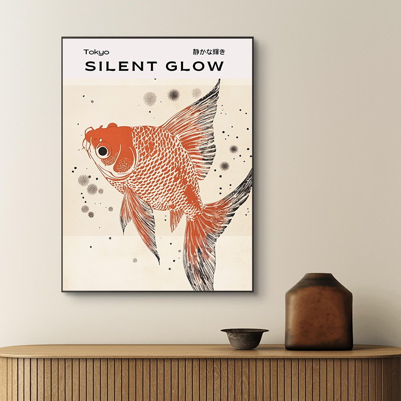 Japanese Ukiyo-e Style Fuji Mo - Home Decor Japandi Style ulasan dan harga