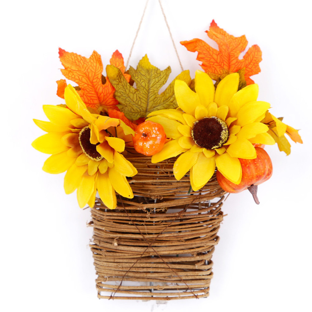 Natural Vine Hanging Basket Wo - Woven Wall Basket ulasan dan harga