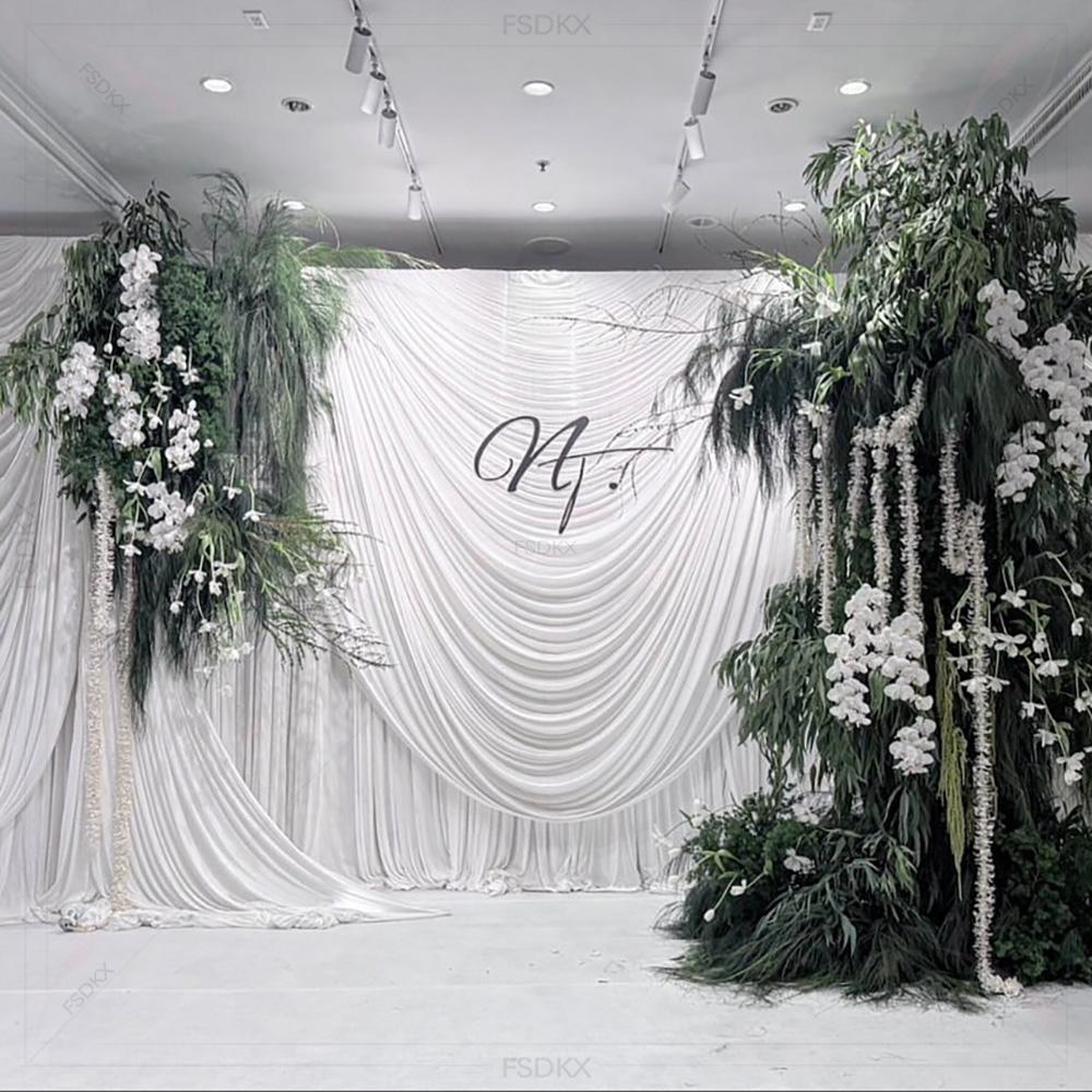 FSDKX Cheap White Ice Silk Clo - Home Decor Curtain ulasan dan harga
