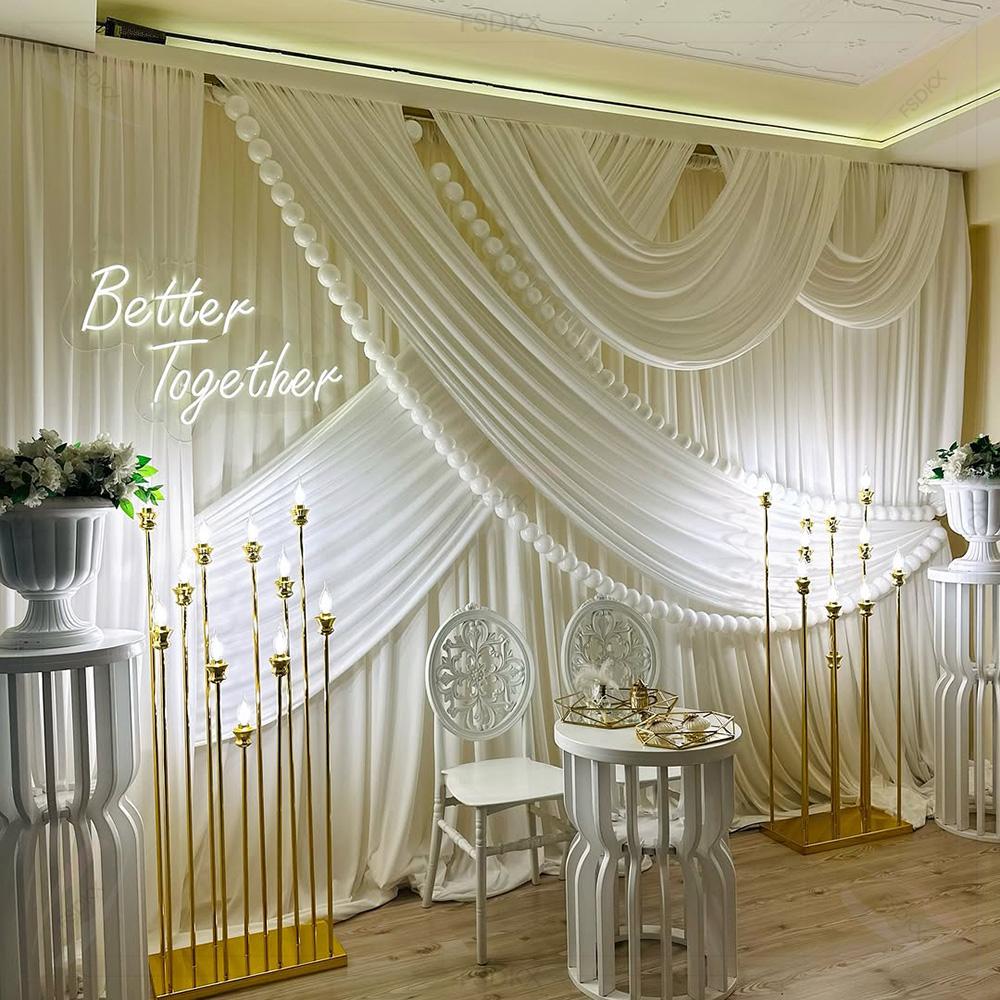 FSDKX Cheap White Ice Silk Clo - Home Decor Curtain ulasan dan harga