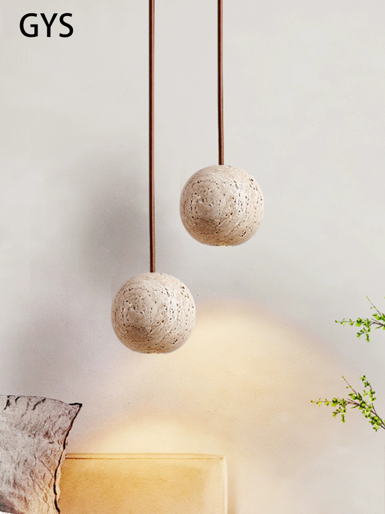 Led Pendant Lamp Stone Yellow  - Hanging Moon Lamp ulasan dan harga