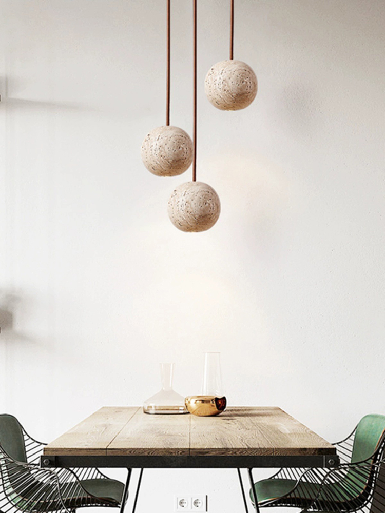 Led Pendant Lamp Stone Yellow  - Hanging Moon Lamp ulasan dan harga