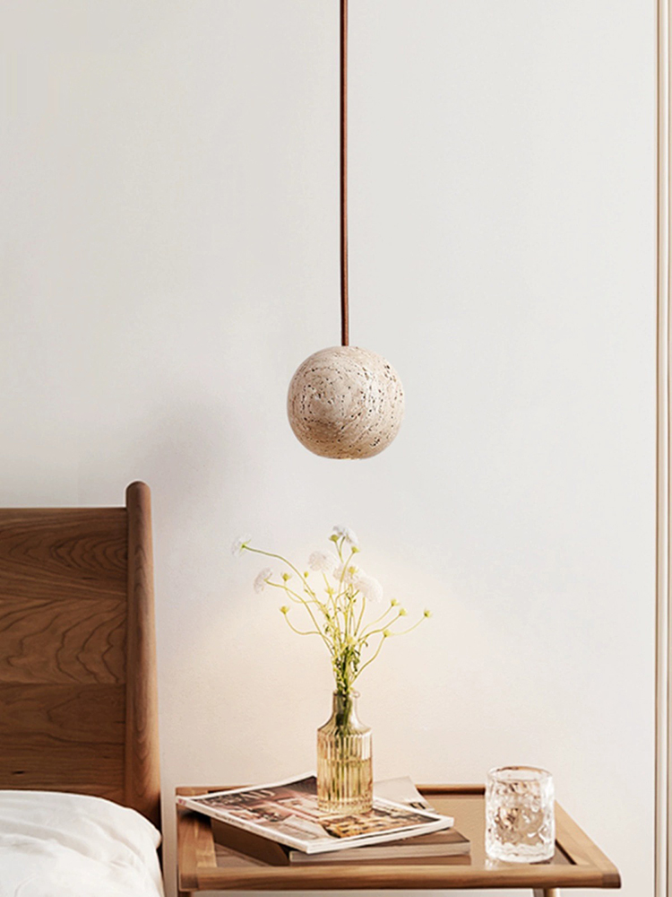 Led Pendant Lamp Stone Yellow  - Hanging Moon Lamp ulasan dan harga
