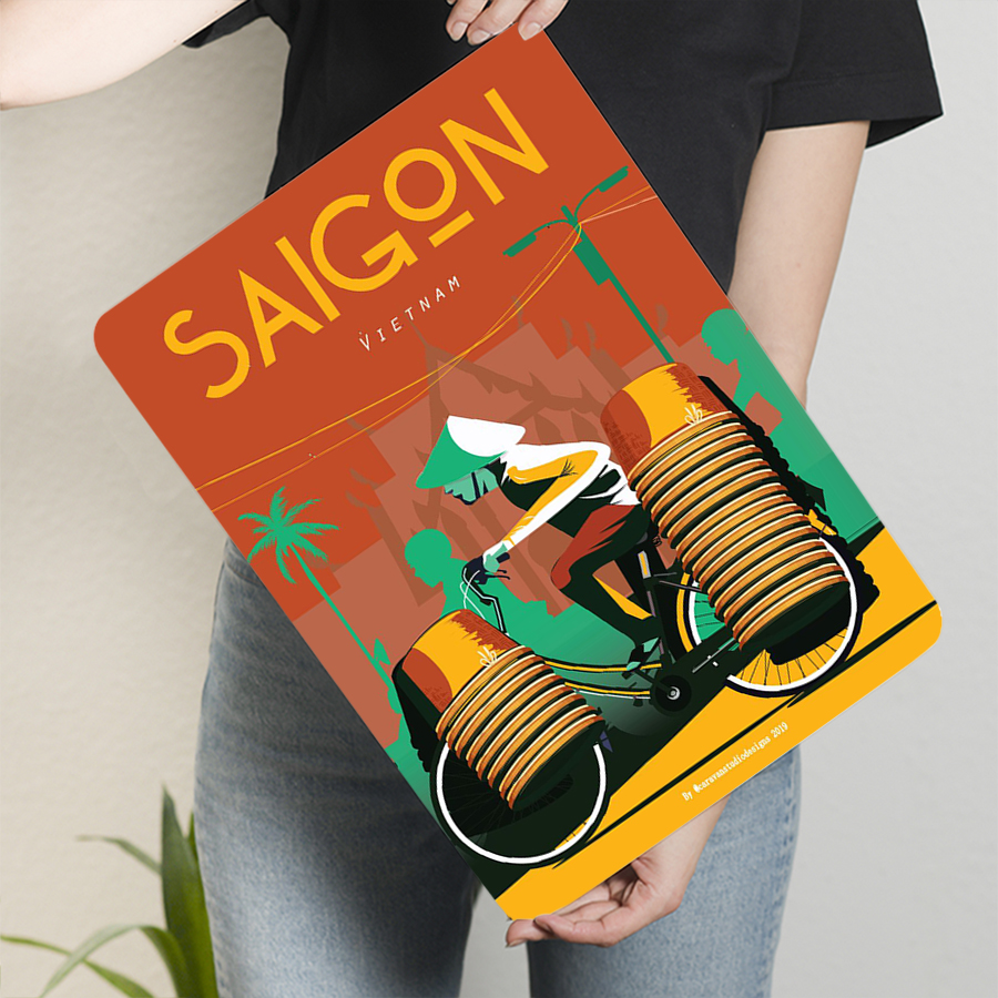 Saigon Vietnam Bicycle Vendor  - Home Decor Vietnam ulasan dan harga