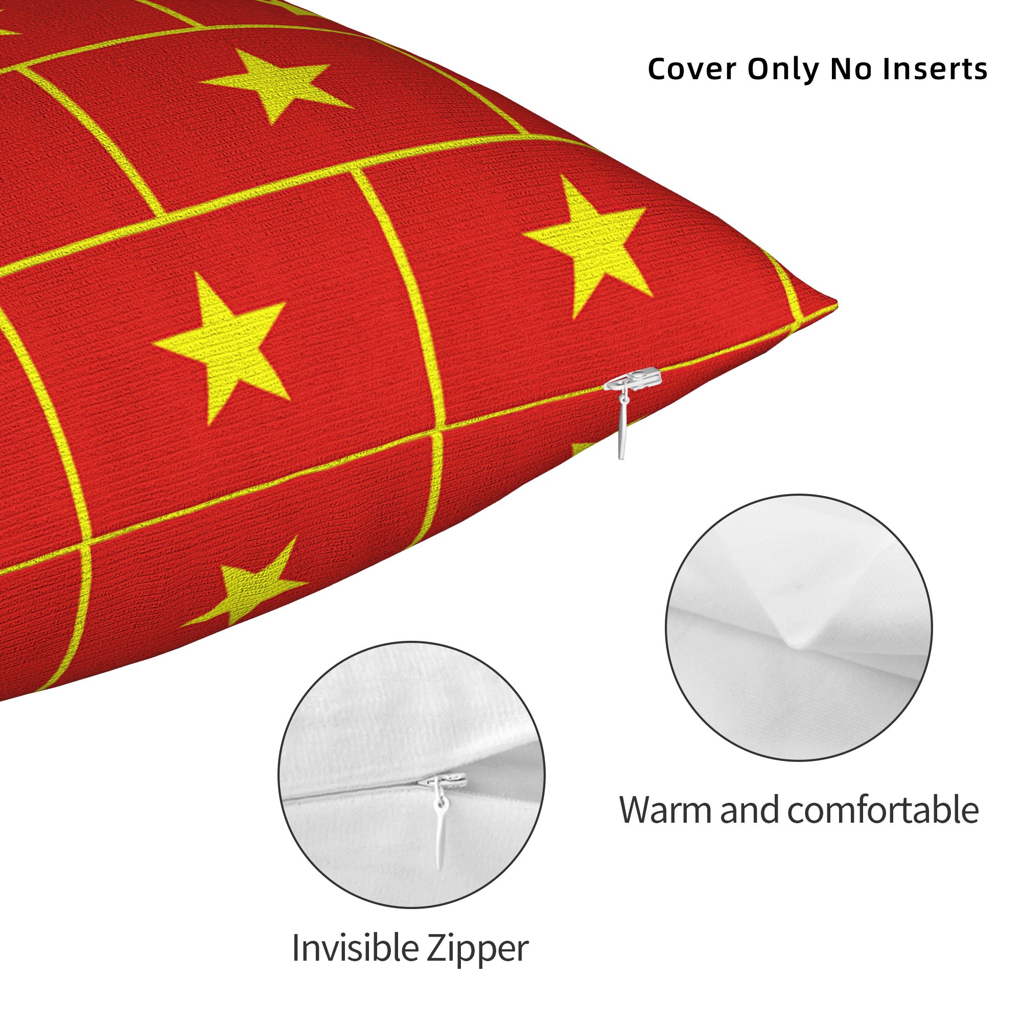Printing Vietnam Flag Yellow S - Home Decor Vietnam ulasan dan harga