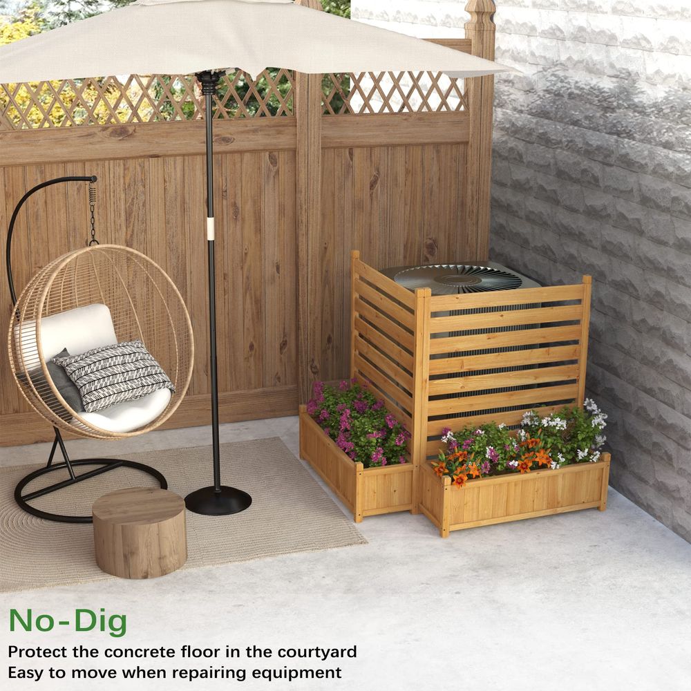 Air Conditioner Fence Outdoor  - H&M Home Decor ulasan dan harga