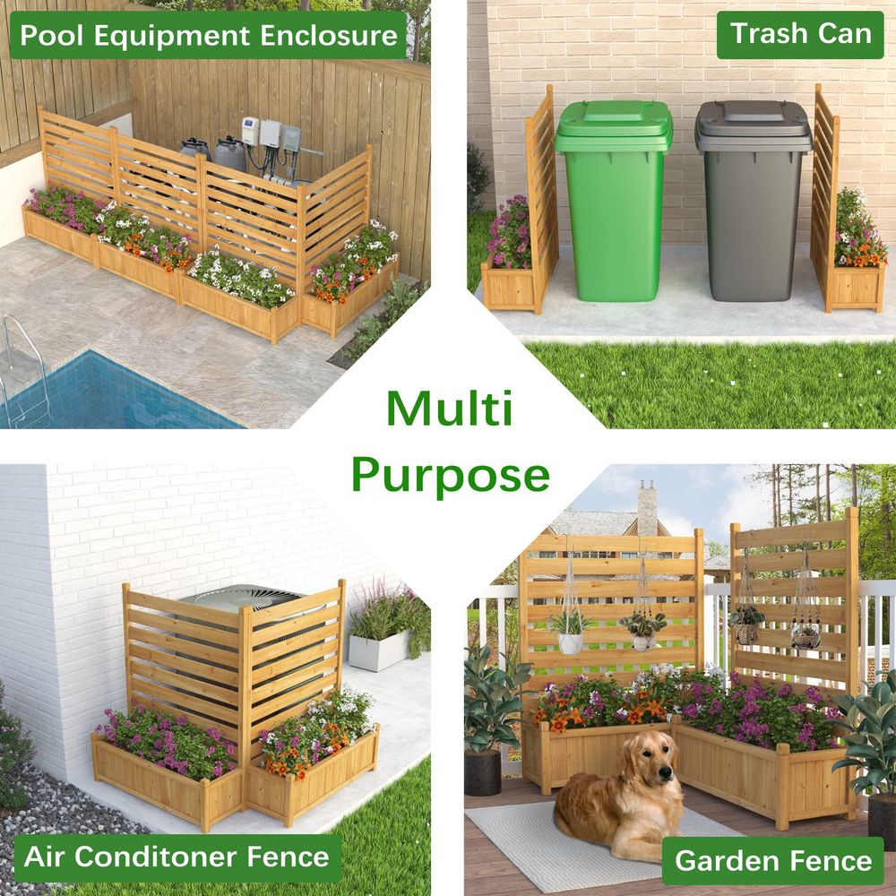 Air Conditioner Fence Outdoor  - H&M Home Decor ulasan dan harga