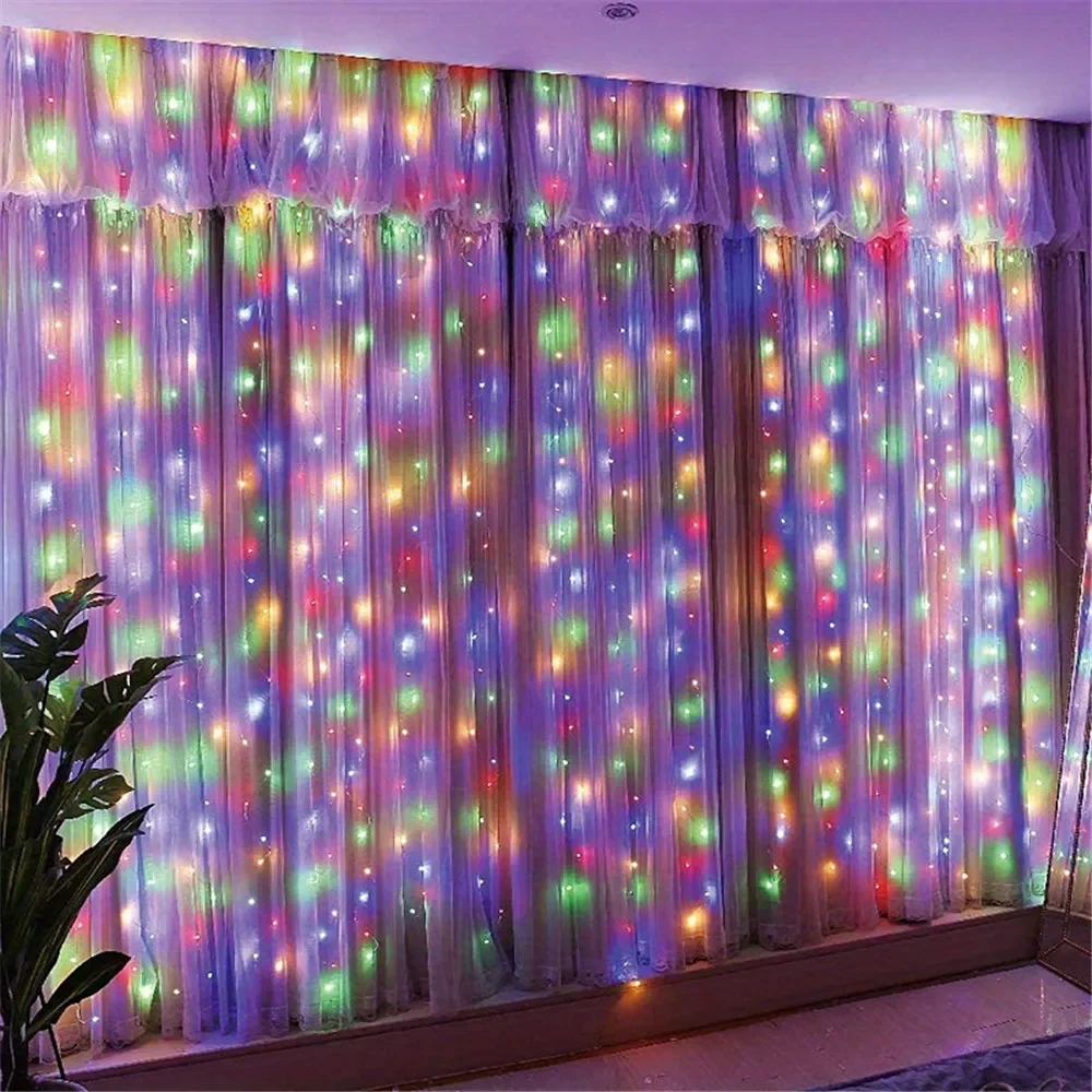 USB String Lights Holiday Wedd - String Curtain Light ulasan dan harga