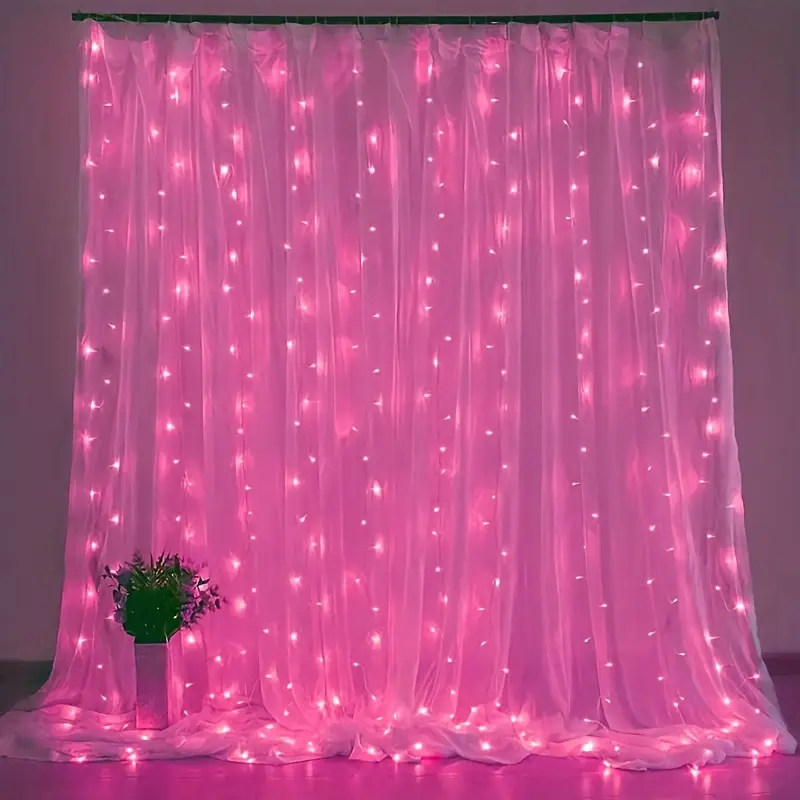 USB String Lights Holiday Wedd - String Curtain Light ulasan dan harga