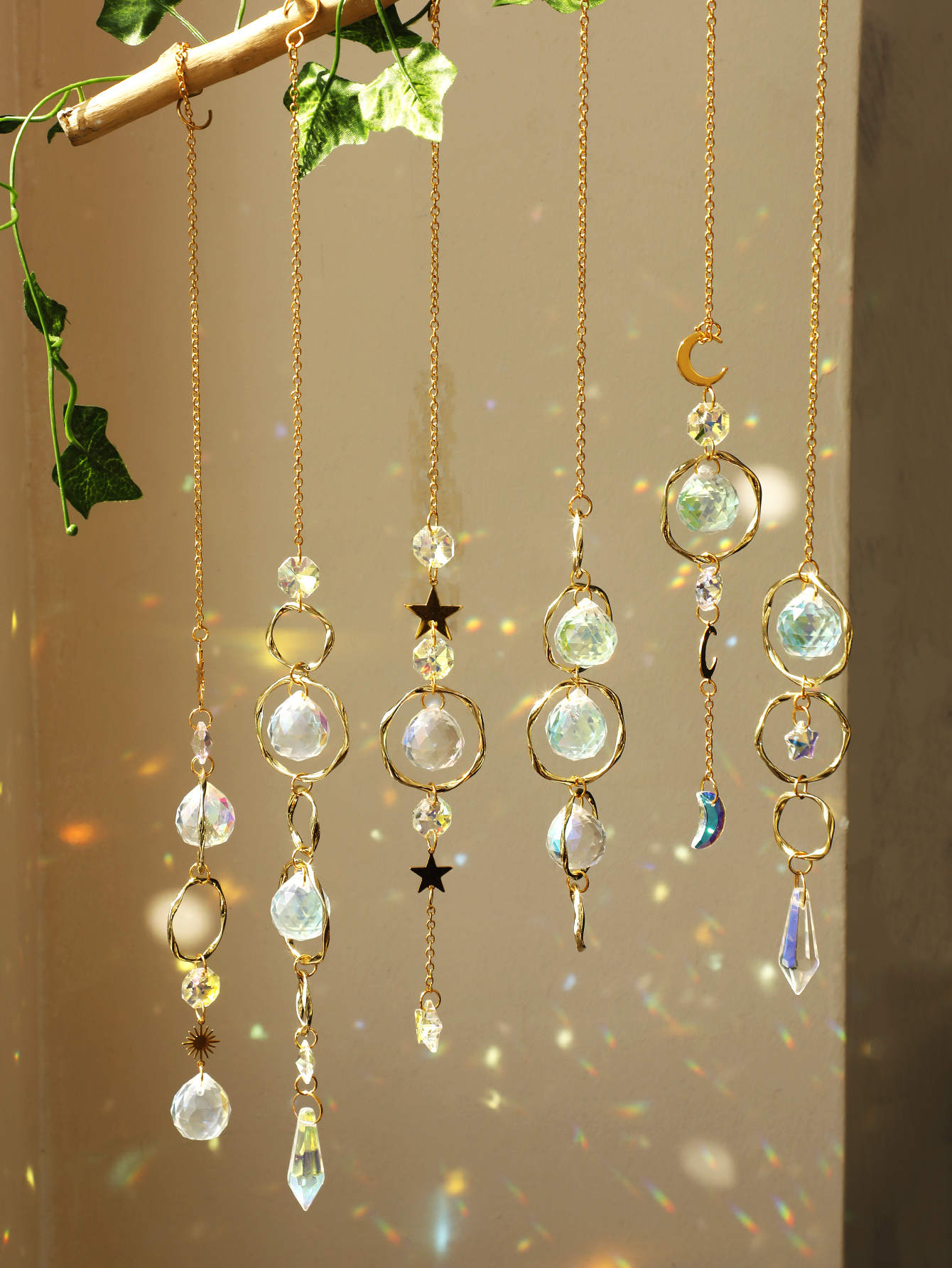 Boho Sun Catcher Hanging Ornam - Boho Wind Chimes ulasan dan harga