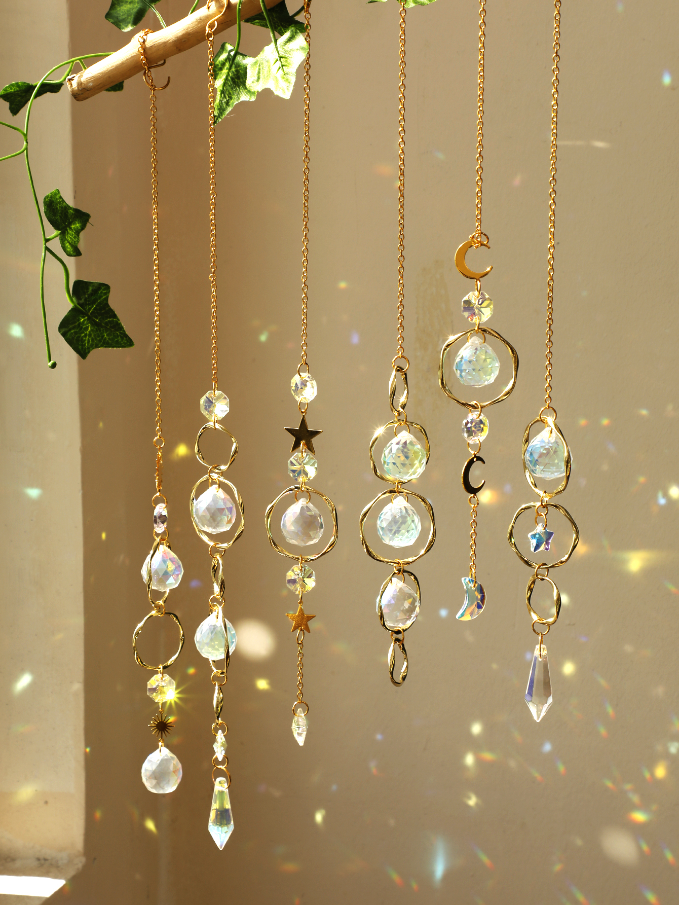 Boho Sun Catcher Hanging Ornam - Boho Wind Chimes ulasan dan harga