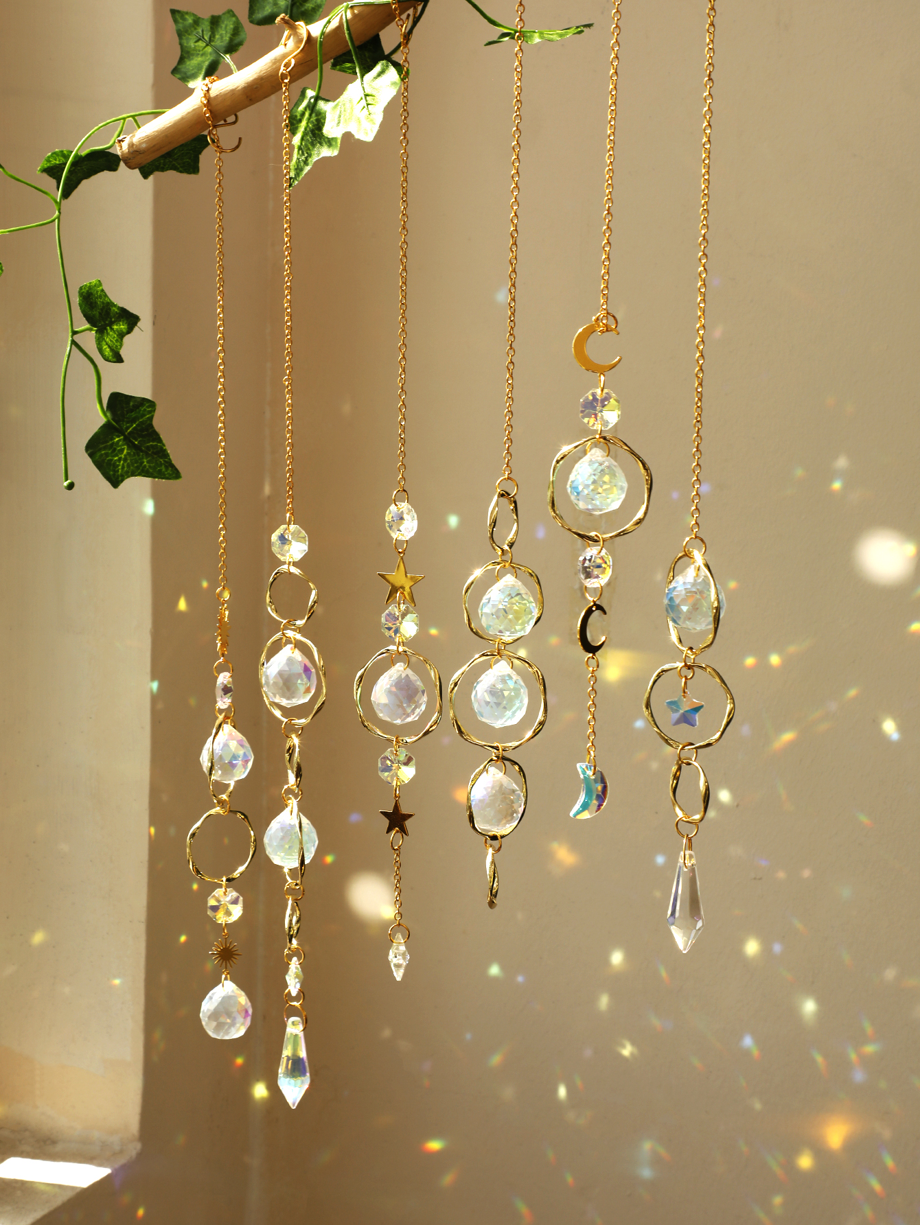 Boho Sun Catcher Hanging Ornam - Boho Wind Chimes ulasan dan harga