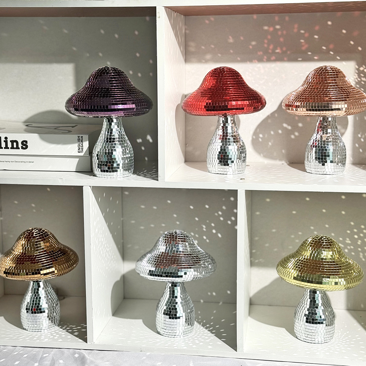 Dreamy Disco Mushroom Handmade - Home Decor Bali ulasan dan harga