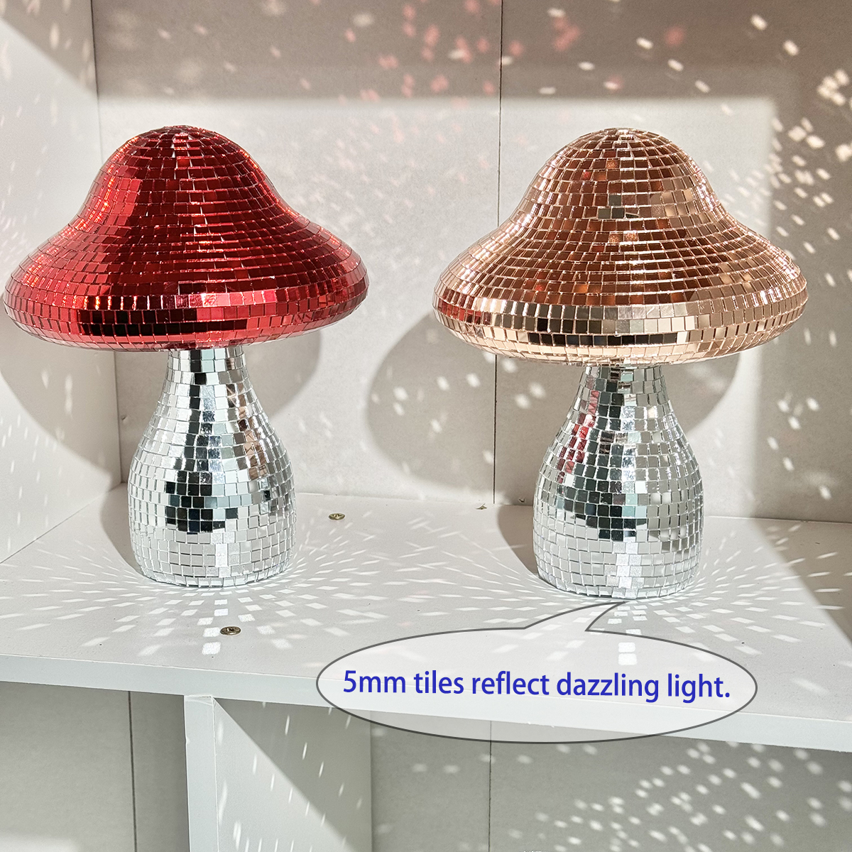 Dreamy Disco Mushroom Handmade - Home Decor Bali ulasan dan harga