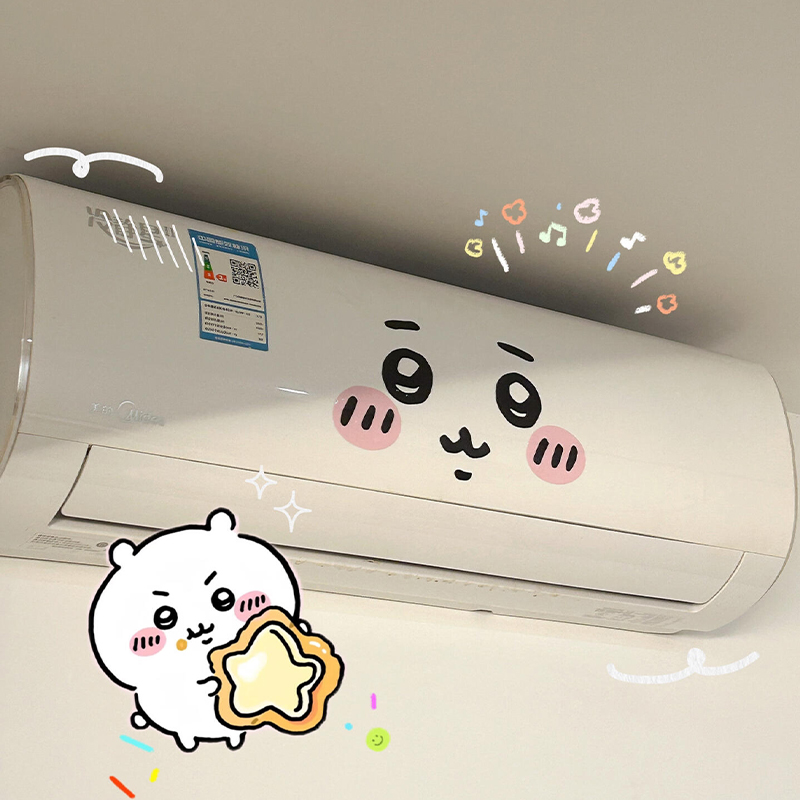 jiyi emoticon sticker air cond - Home Decor Painting ulasan dan harga