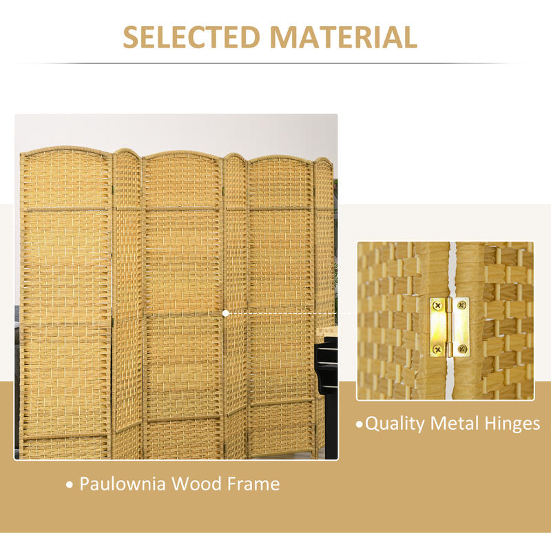 HOMCOM Folding Room Divider Sc - Room Divider Screen ulasan dan harga